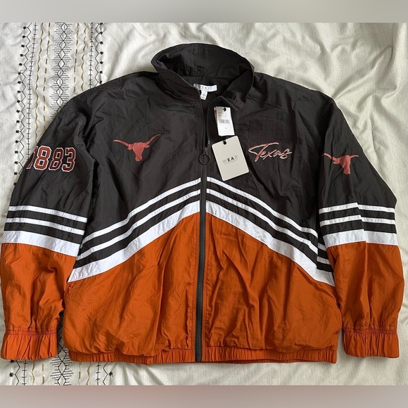 WEAR by Erin Andrews Jackets & Blazers - Texas Longhorns Vintage Throwback Windbreaker Full-Zip Jacket
